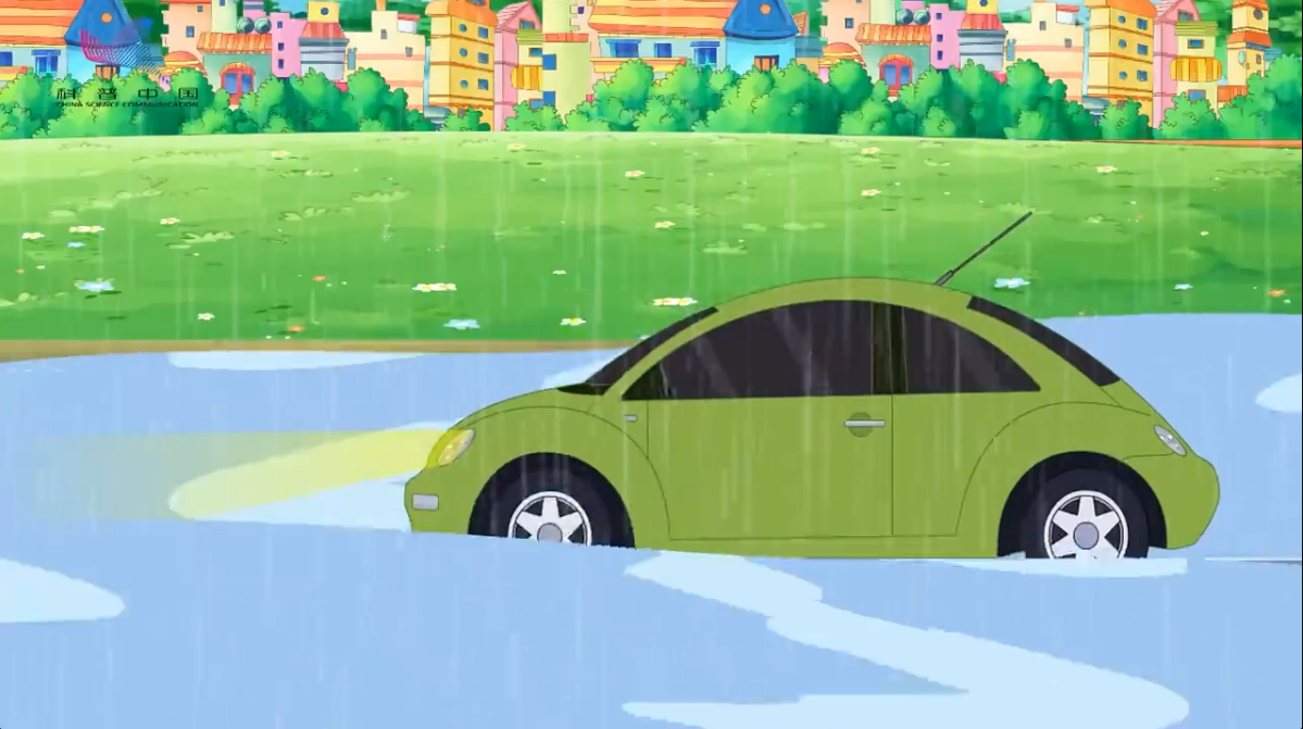  科普中國之小櫻桃讀科學：安全知識，暴雨時該如何保證駕車安全