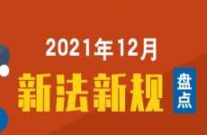 图解 | 2021年12月新法新规盘点