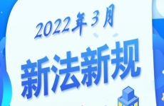 2022年3月新法新规盘点