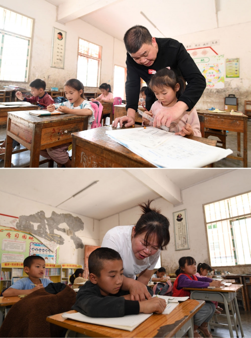 新华全媒＋丨大山教师“夫妻档” 坚守初心三十载
