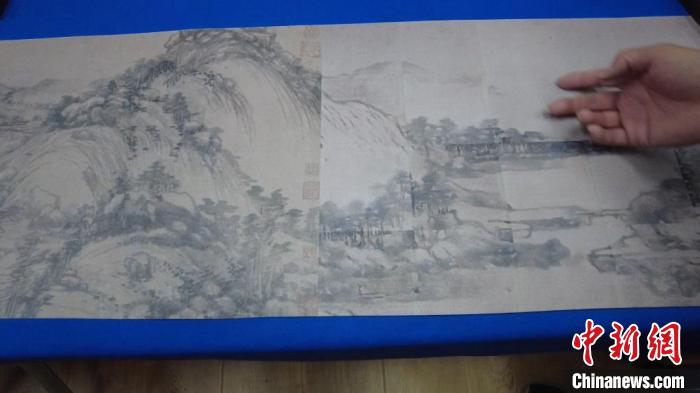 陕西一高校团队用AI技术首次完整复原《富春山居图》 陕西一高校团队用AI技术首次完整复原《富春山居图》
