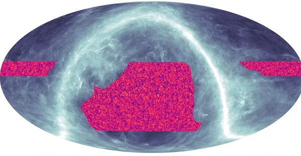 科学家绘制的暗物质分布图