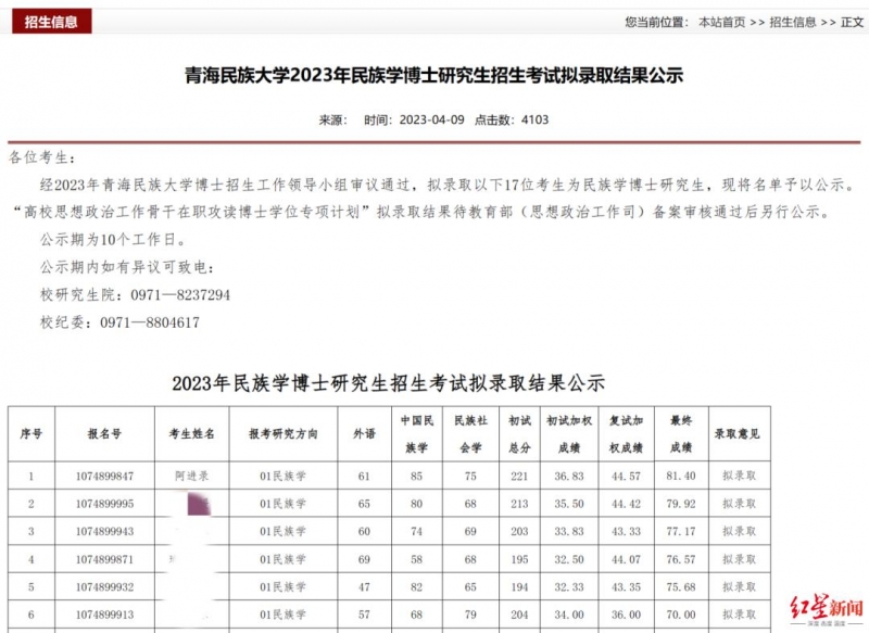 党委副书记以笔试面试第一名拟被录取为本校博士生,高校回应 党委副书记以笔试面试第一名拟被录取为本校博士生,高校回应