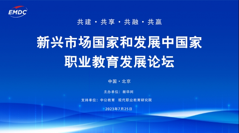 新兴市场国家和发展中国家职业教育发展论坛成功举办