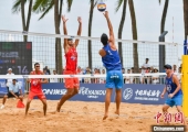 2023世界沙滩排球职业巡回赛挑战赛在海口举行