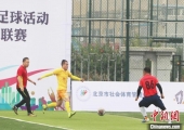 2023年北京金融街足球联盟超级联赛开幕：切磋球技、推广健身