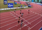 13秒14！吴艳妮夺得学青会女子100米栏冠军